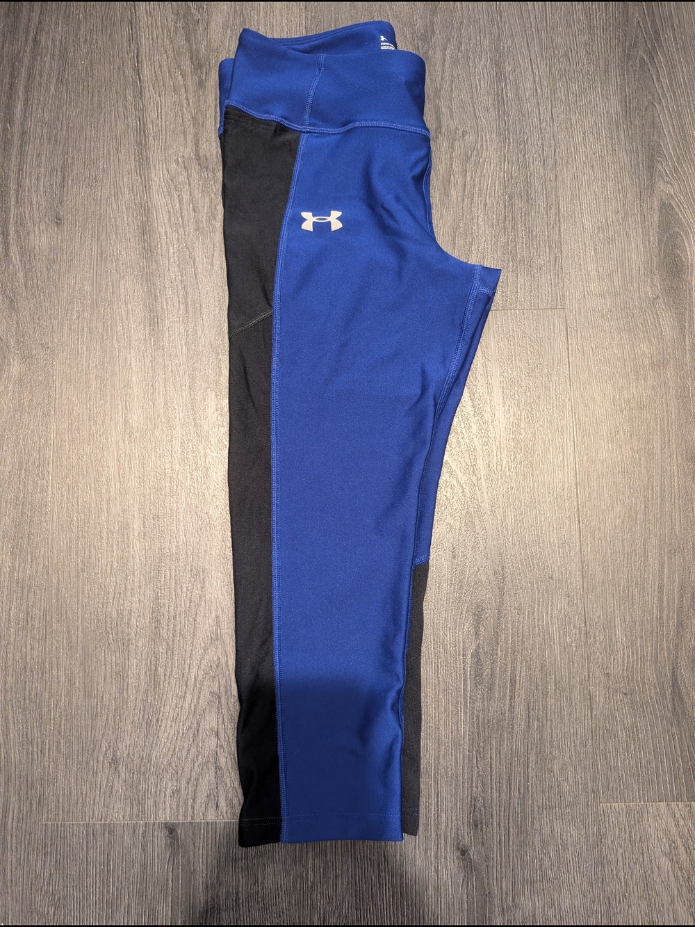 Under Armour Blue and Black Leggings